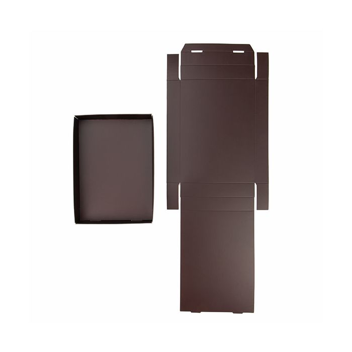 Kraftpapier Boden Chocolate Braun 137x25x191 mm - 25 Stk