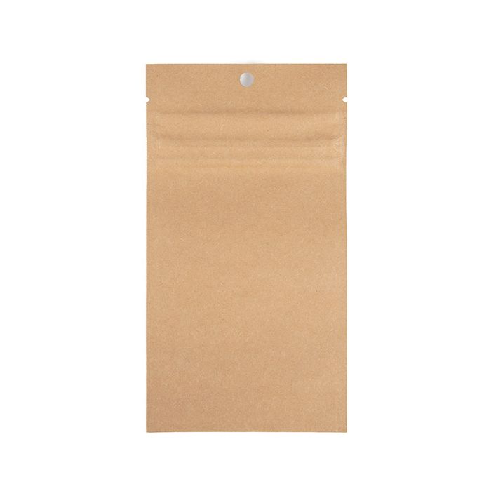 Druckverschlussbeutel kindersicherer Reißverschlus Kraft/VMPET/PE 76x114mm - 100 Stk
