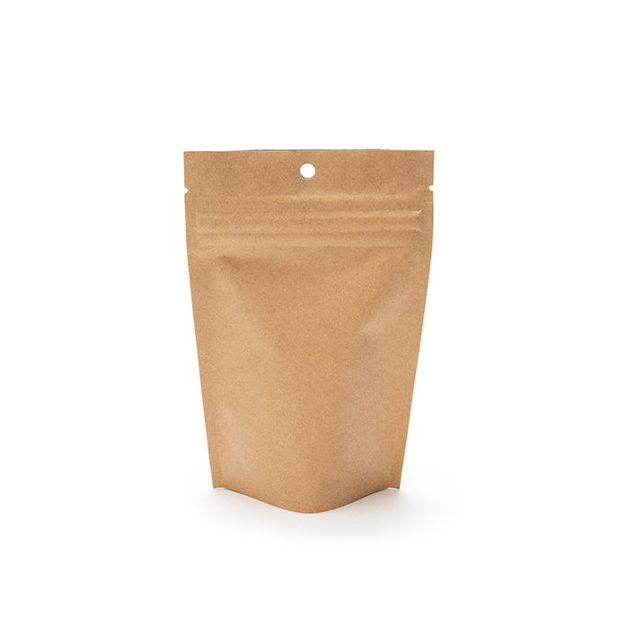 Child Resistant Pouch Bags Kraft 102x64x152mm