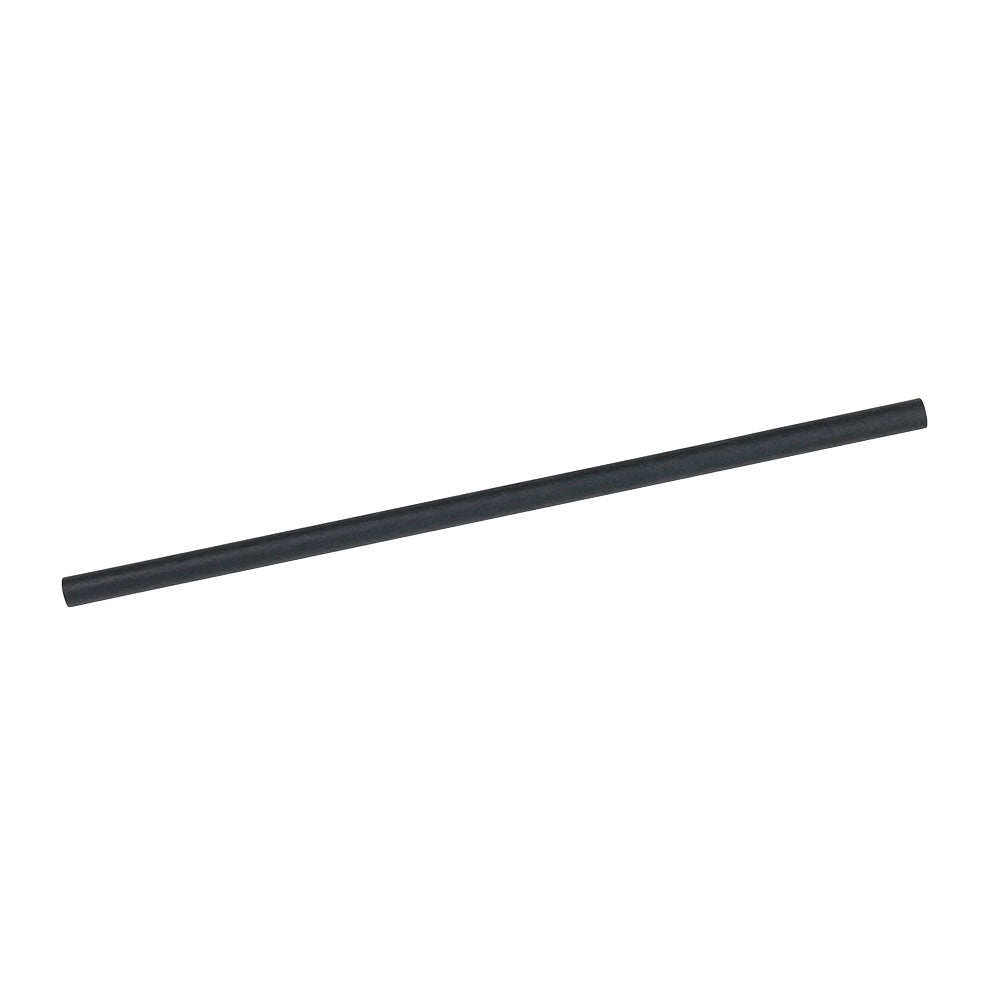 Jumbo Drinking Straws Paper 23 cm, Ø 0.8 cm Black (3450 pieces) [GB