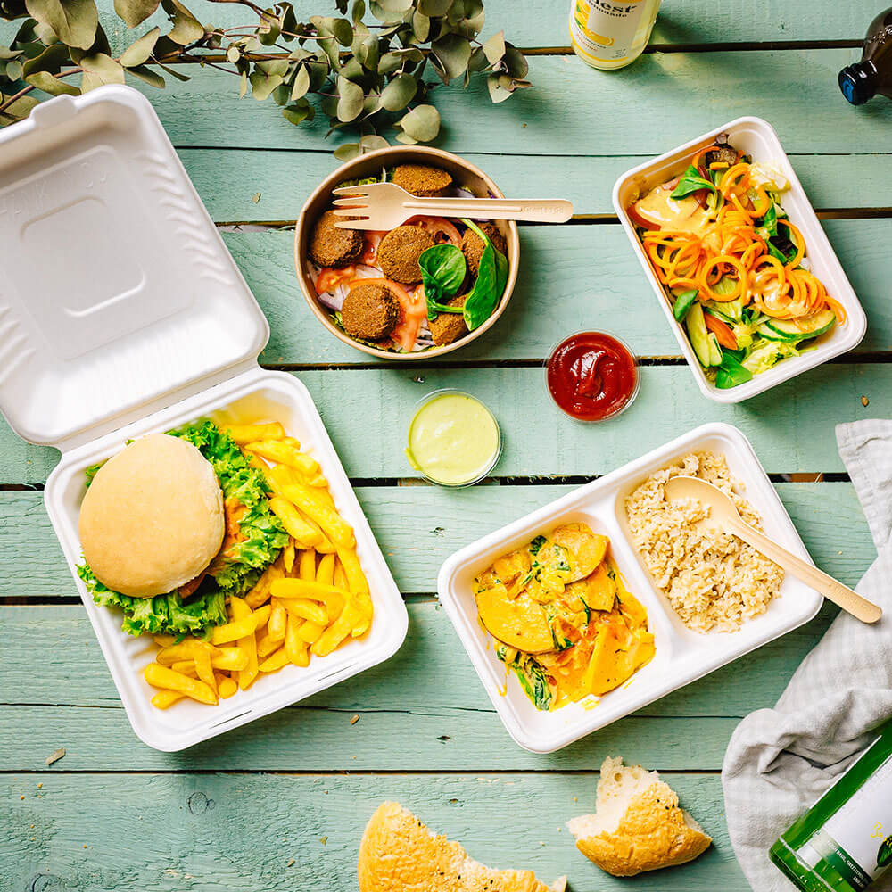 Schale Zuckerrohr 17x12x6 cm, 650 ml - 500 Stk