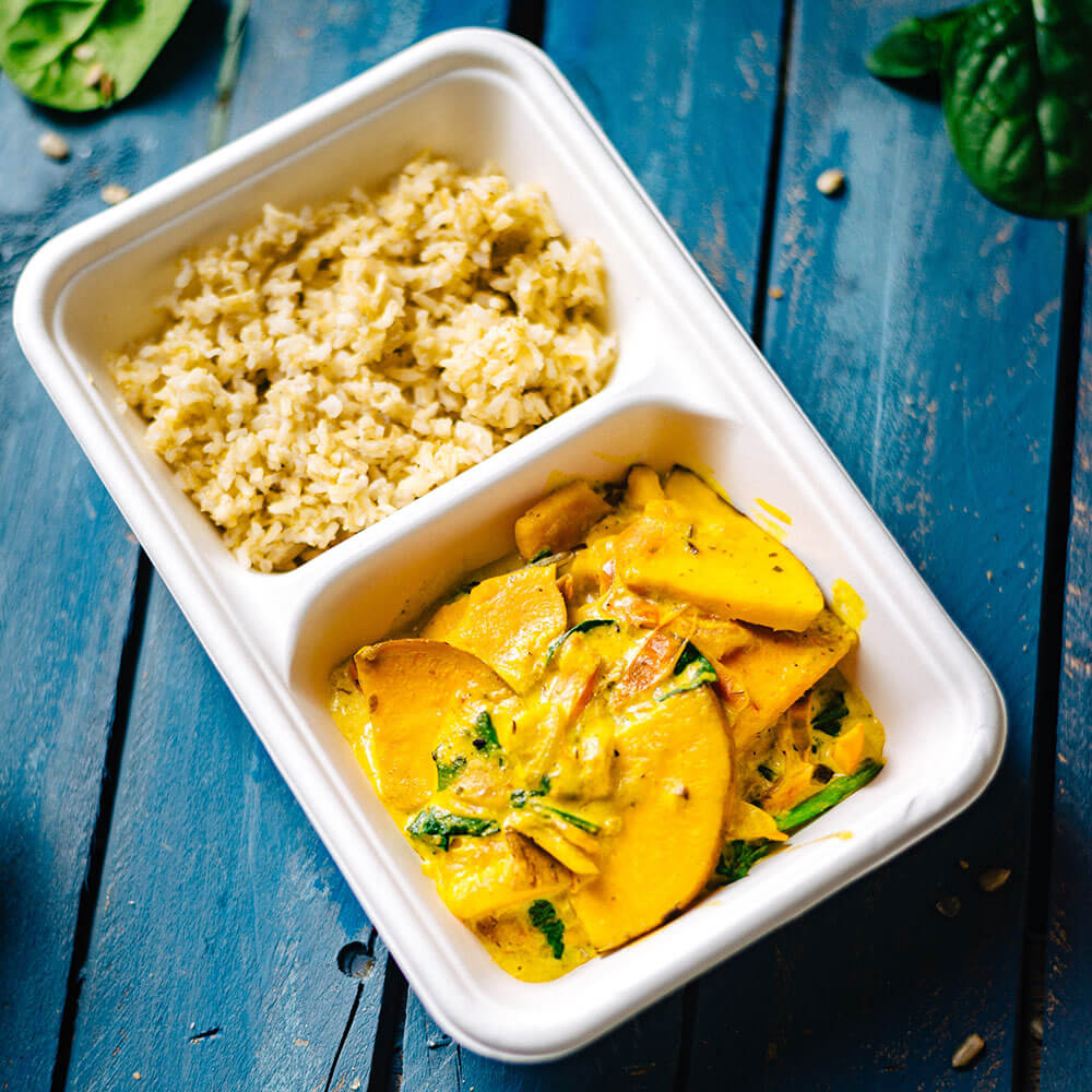 Menüschale Rohrzucker 1.000 ml, 23x14,5x5 cm - 500 Stk