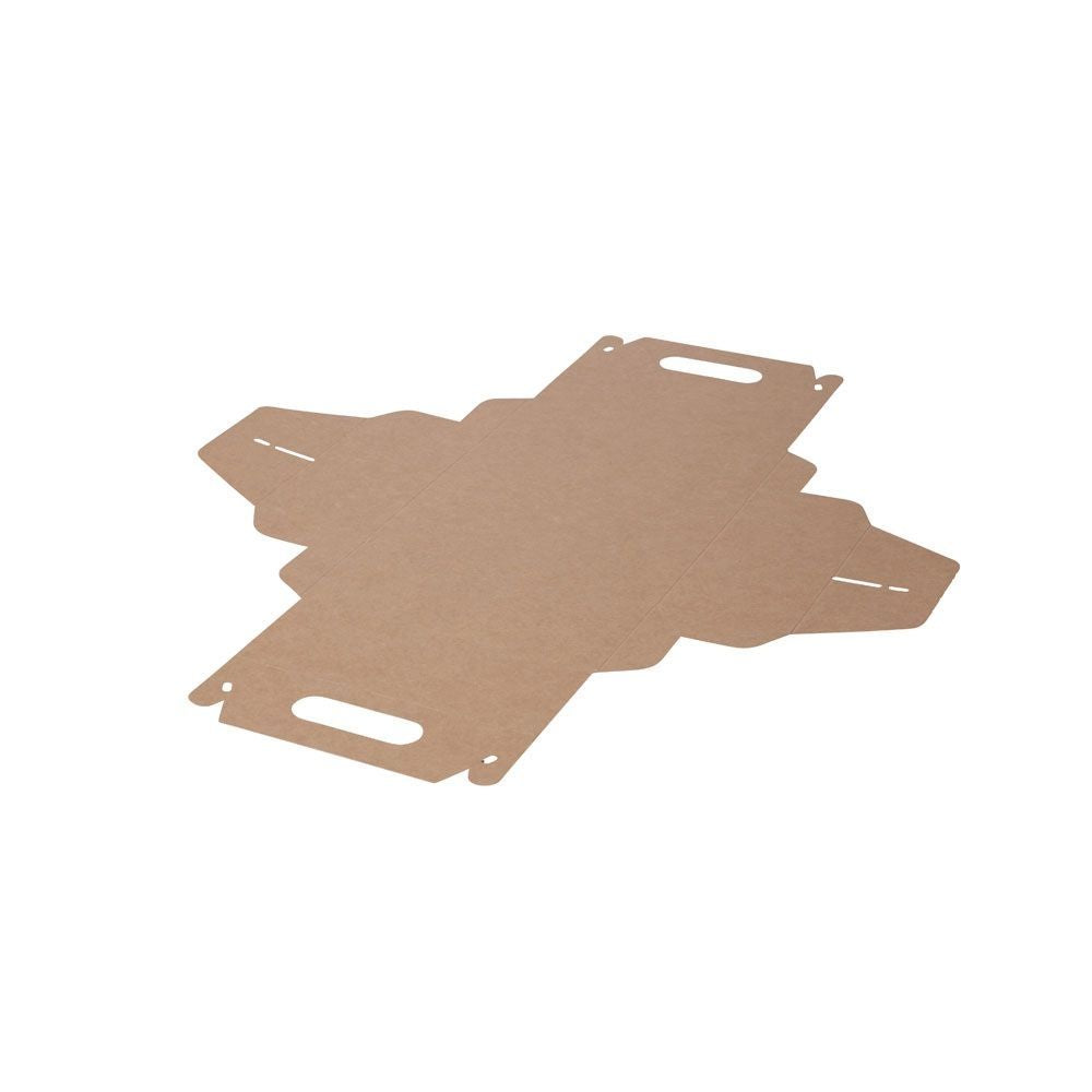 Pappe handle Box Braun 210x170x90 mm - 100 Stk