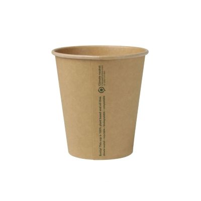 Becher Pappe 250 ml Ø 90 mm Ungebleicht - 1.000 Stk