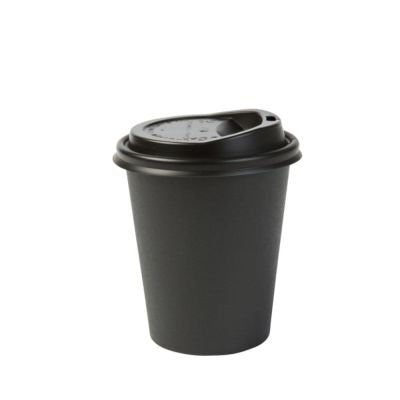 Becher Pappe 200 ml Ø 80 mm Schwarz - 1.000 Stk