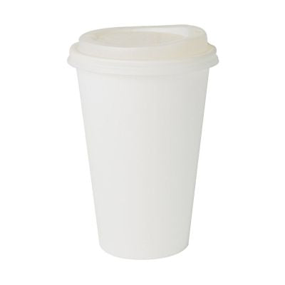 Becher Pappe 400 ml Ø 90 mm Weiß - 1.000 Stk