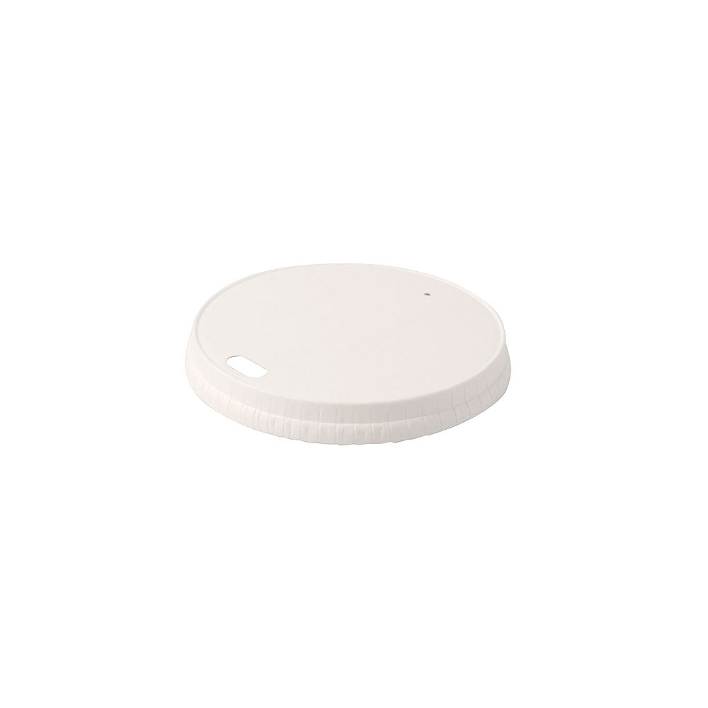 Lid Paper Ø 80 mm White Drinking hole