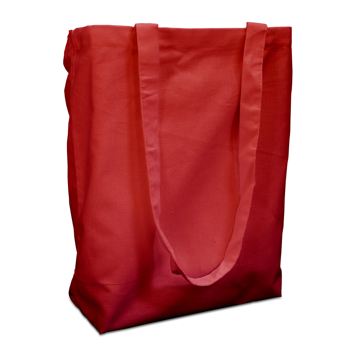 Cotton carrier bags 38x42cm with handle red 38x42cm (250 pcs.) [FP