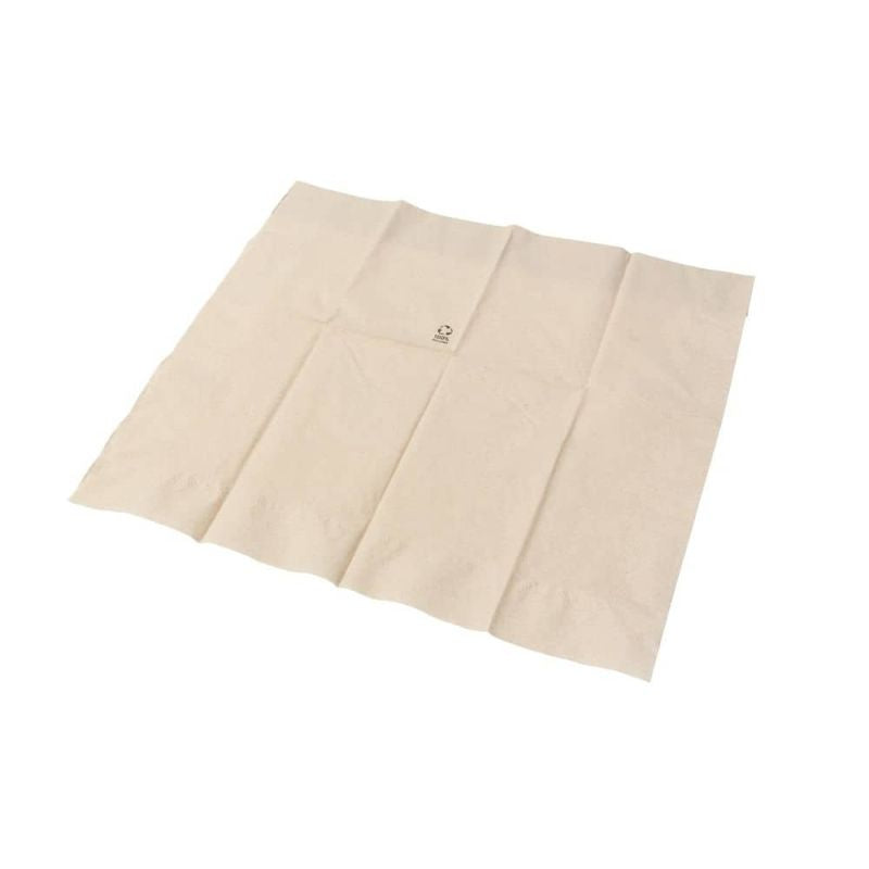 Besteckservietten Papier Braun 10 x 19,5 cm, 2-lagig - 1.000 Stk