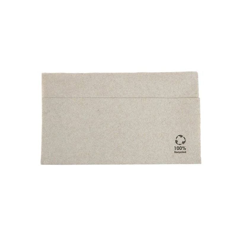 Napkins Paper Unbleached, 33x33 cm 1 layer, 1/8 fold (4800 pieces) [GB
