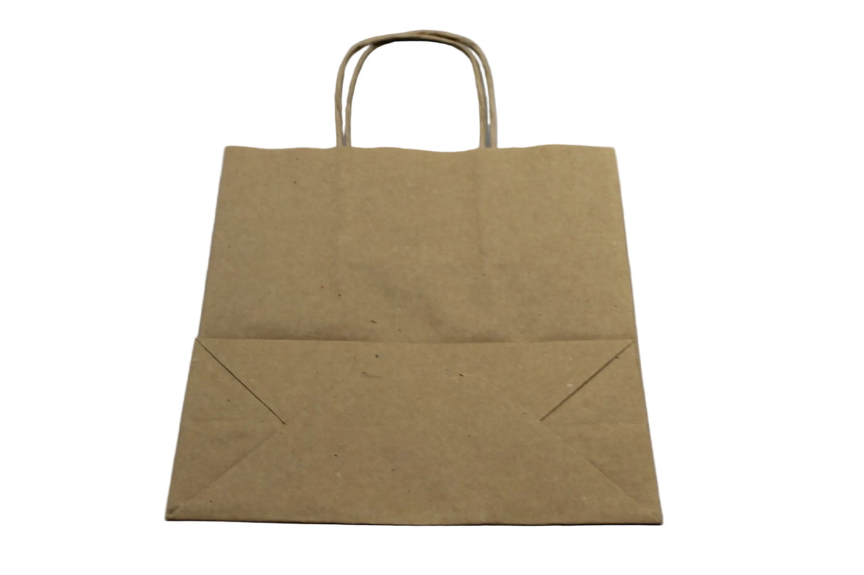 Papiertragetaschen Braun 180x80x220mm - 50 Stk
