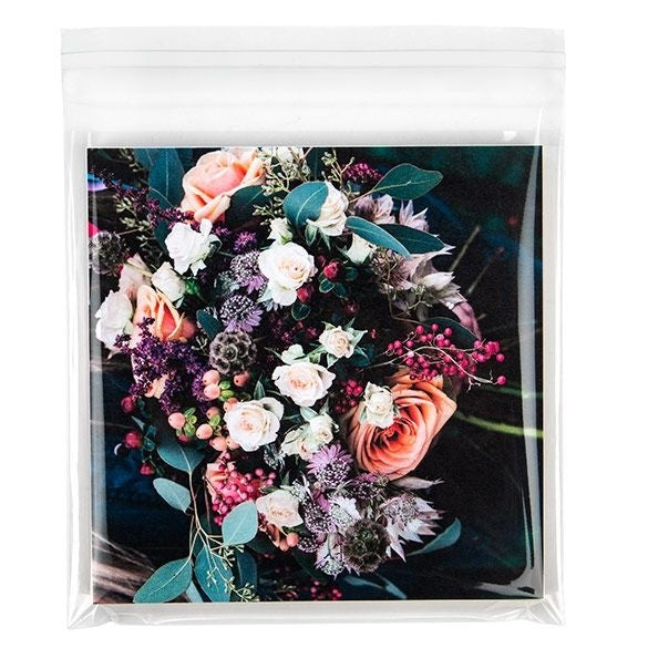 Umweltfreundliche Klappenbeutel Bioplastik 170x167mm - 100 Stk