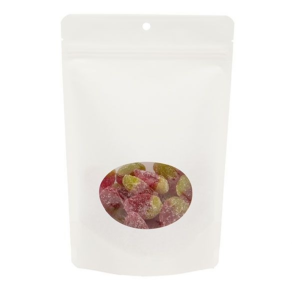 Öko Standbodenbeutel Kraft/Bioplastik Weiß 312 Gramm | 149x89x232mm - 100 Stk