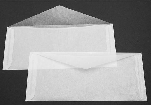 Glassine Paper Envelopes 240x105mm