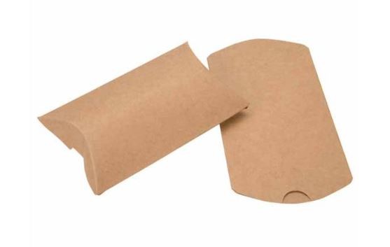 Kissenschachtel Kraftpapier 64x22x102mm - 25 Stk