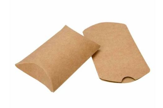 Kissenschachtel Kraftpapier 51x19x76mm - 25 Stk