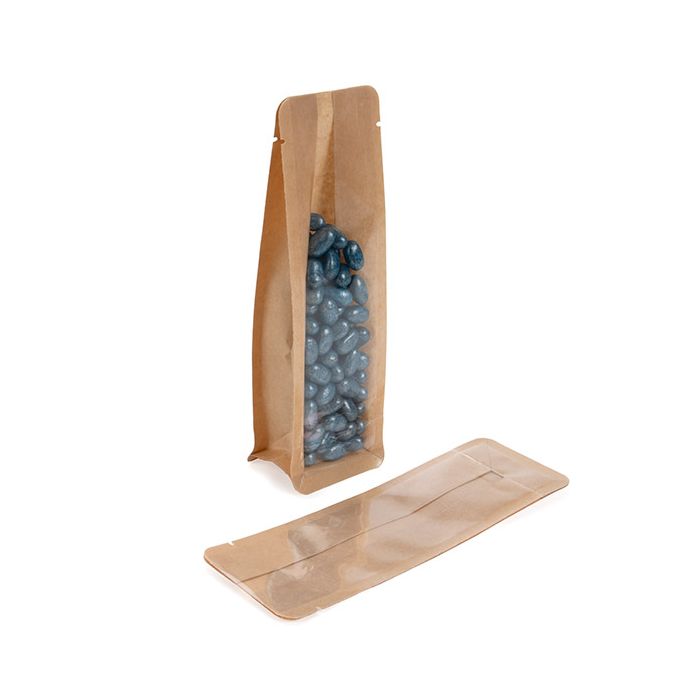 Blockbodenbeutel Kraftpapier 60x51x191mm - 100 Stk