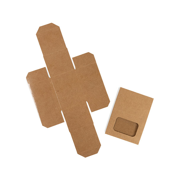 Kraft Papierschachtel 9,5x6,4x5,7cm - 25 Stück
