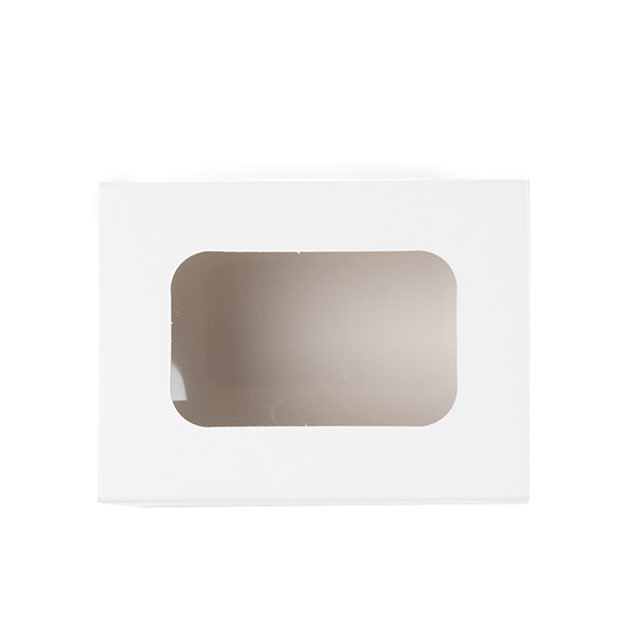 Weiße Papierschachtel 9,5x6,4x5,7cm - 25 Stück