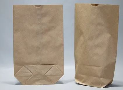 Eco Paper Bags with Cross Bottom 7.5 kg, 320x470mm