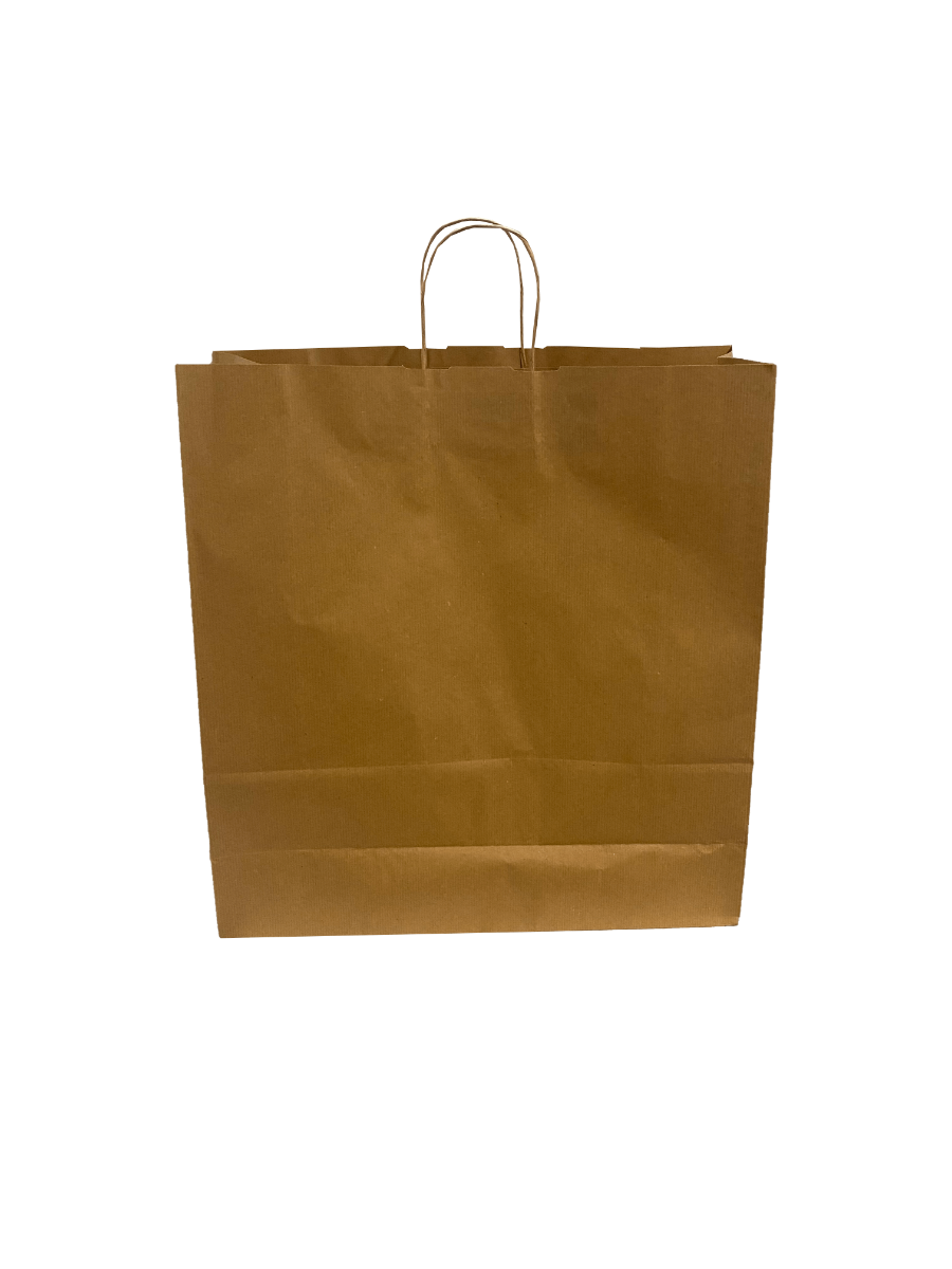 Paper Carry Bags Brown 450+170x480mm