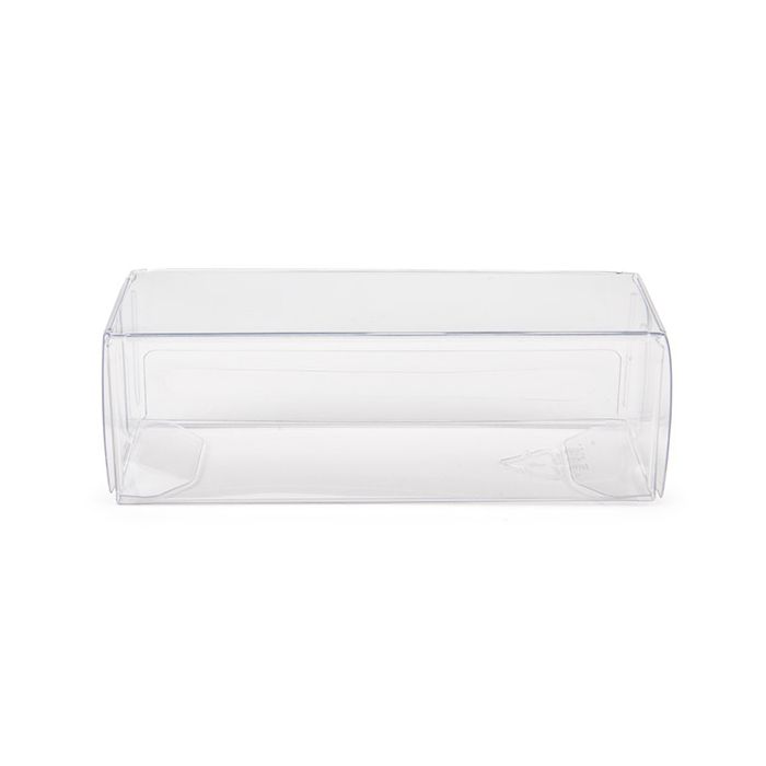 Recyceltes PET Kristallklare Schachtel 25x25x76mm - 25 Stk