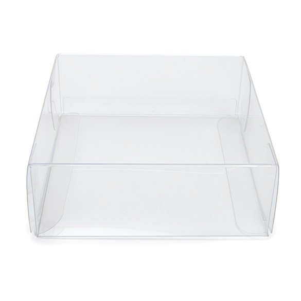 rPET Kristallklare Schachtel 10,8x4,1x10,8cm - 25 Stück