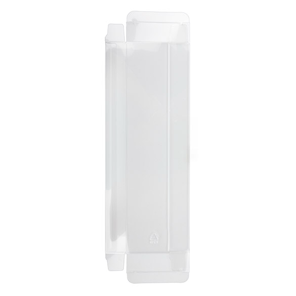 rPET Kristallklare Schachtel 7,6x2,5x25,4cm - 25 Stück