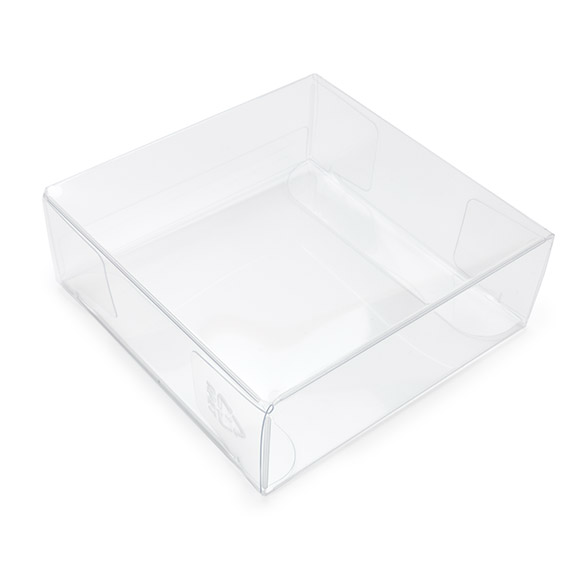 rPET Kristallklare Schachtel 8,3x2,9x8,3cm - 25 Stück