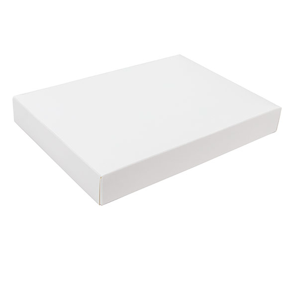 Pappschachtelböden Weiß 137x25x191mm - 25 Stk