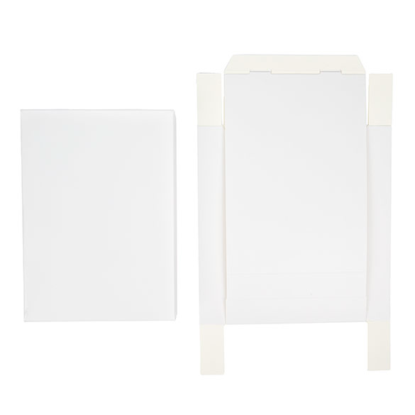 Pappschachtelböden Weiß 137x25x191mm - 25 Stk