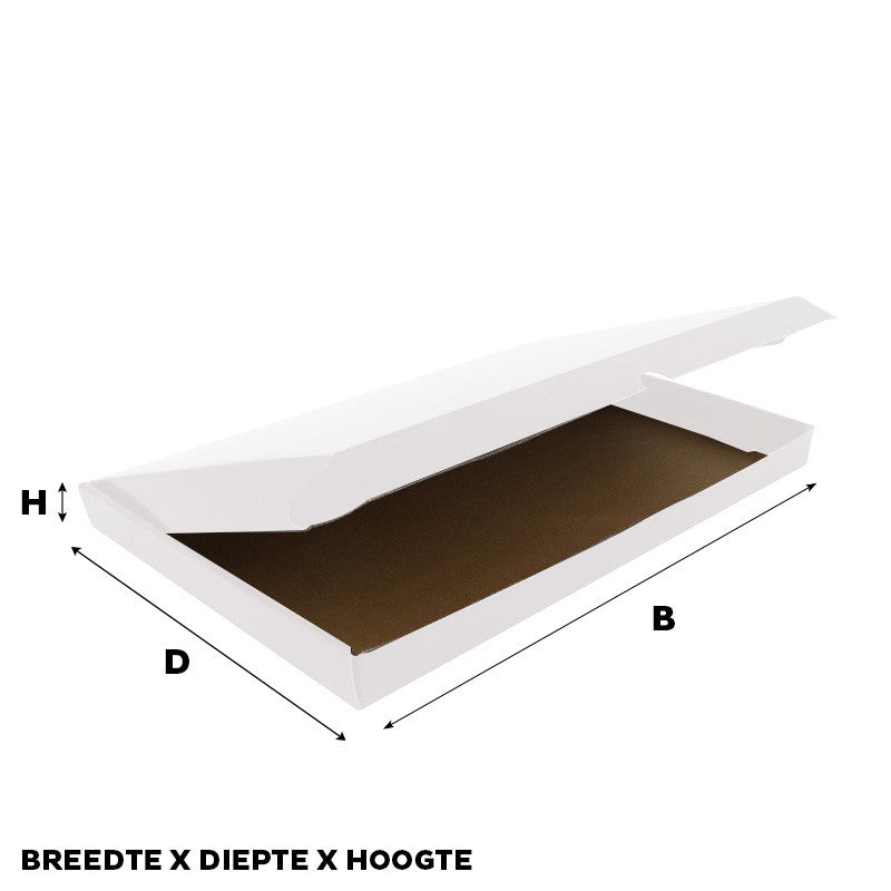 Shipping cartons 380x250x29mm White