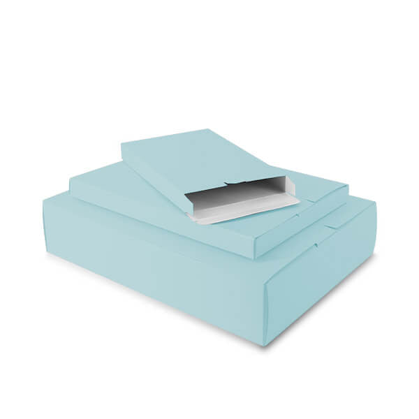 Versandkartons 305x420x90mm Hellblau - 50 Stk