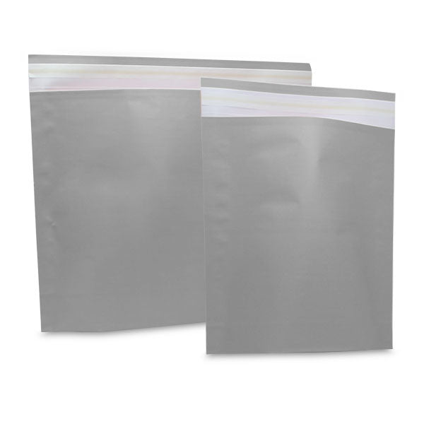 Papier-Versandtaschen 300x360+80mm Silber - 250 Stk