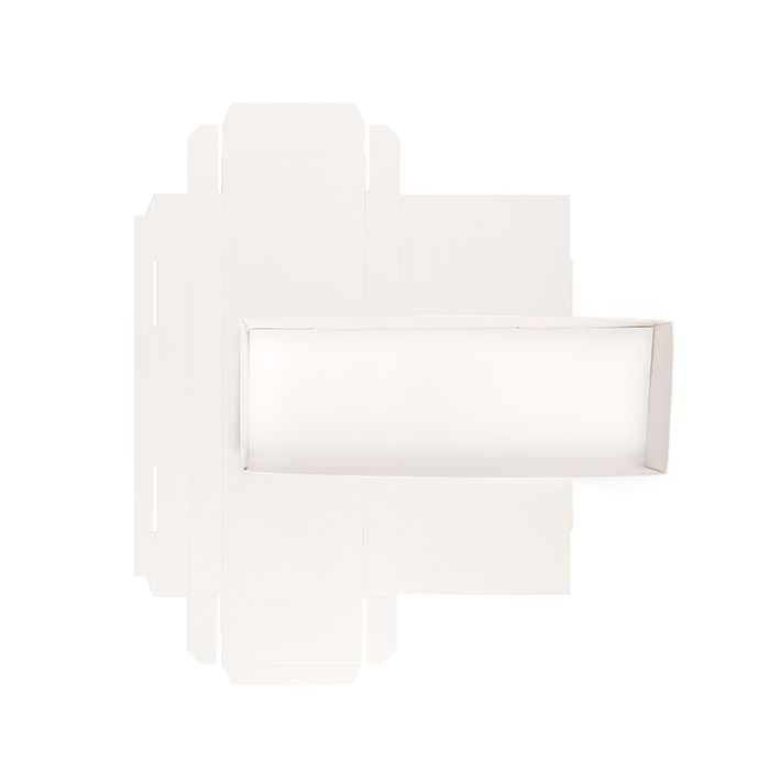 Schachtelböden Kraftpapier Weiß 108x25x305 mm - 25 Stk