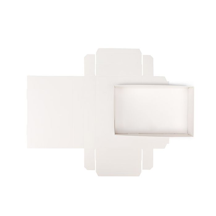 Pappschachtelböden Weiß 152x38x241 mm - 25 Stk