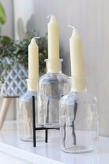 Glasflasche Ø7 h: 12 cm Transparent - 20 Stk