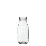 Glass Milk Bottle 250ml 140x60mm 