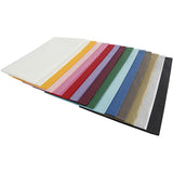 Seidenpapier - Sortiment, Blatt 50x70 cm, 14 g, Sortierte Farben, 30Bl.