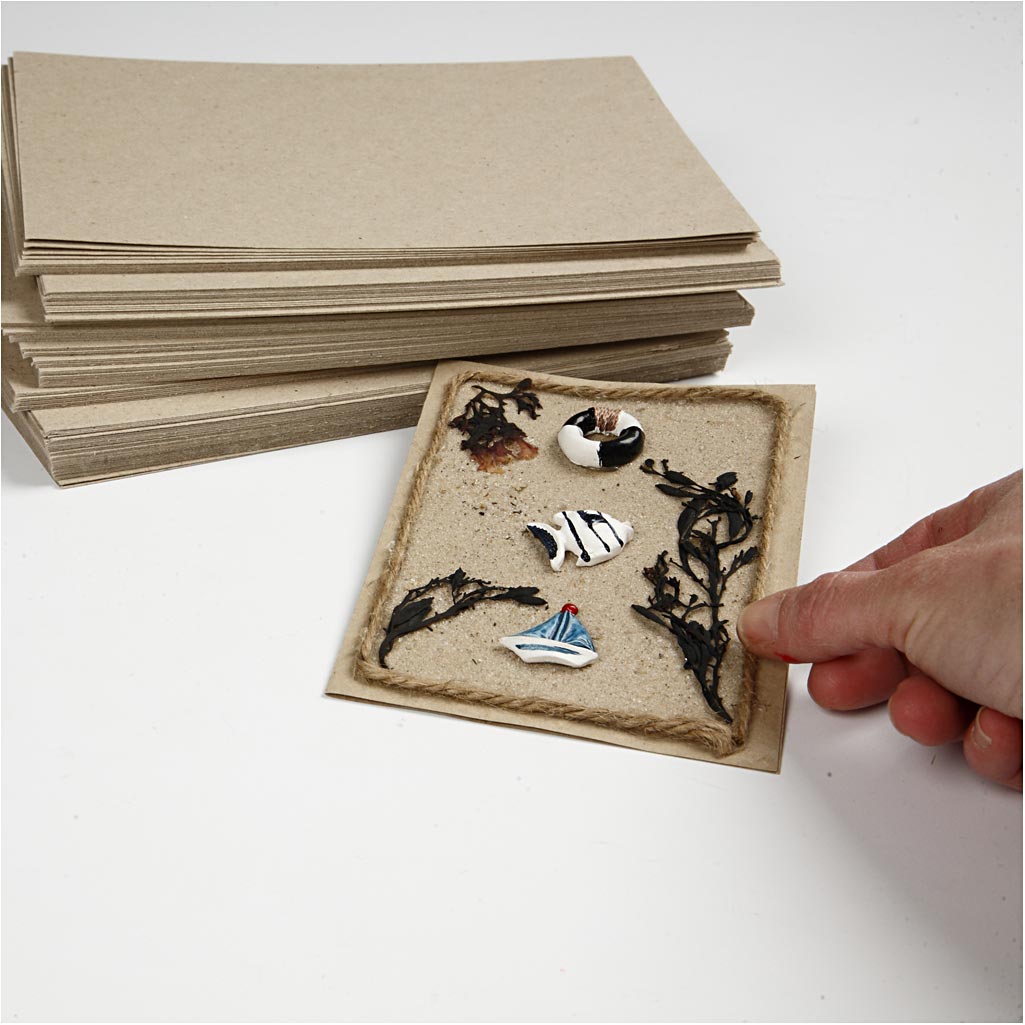 Recyceltes Kartonpapier A5 14.8x21cm - 125 Blätter