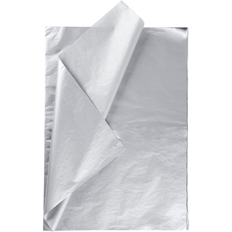Tissue Paper, silver, 50x70 cm, 14 g 