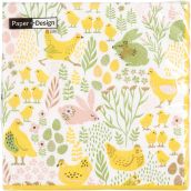 Papierservietten, Ostern, Größe 33x33 cm, 20 Stk/ 1 Pck