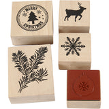Stempel Weihnachten 2.6cm - 5 Stk
