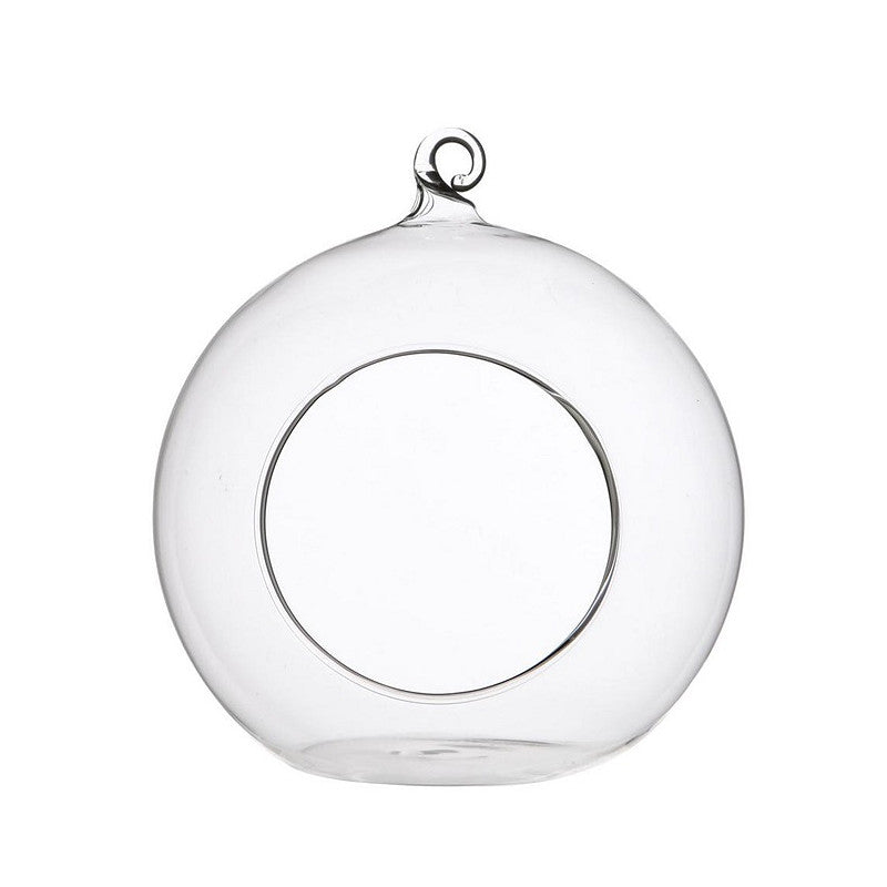 Glaskugel für Teelicht Ø 10 cm x 11,8 cm - 6 Stück