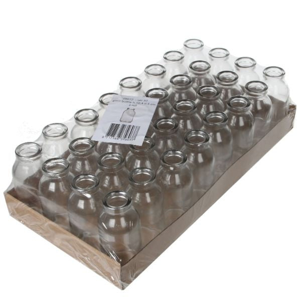 Glasflasche 100ml 10.5x5cm - 32 Stk