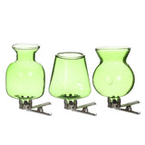 Vases on clip assortment of 3 pieces Green (1 pcs.) [IFS