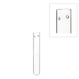 Reagenzgläser mit 2 Löchern, Ø 1,5 cm, H. 10 cm - 12 Stück