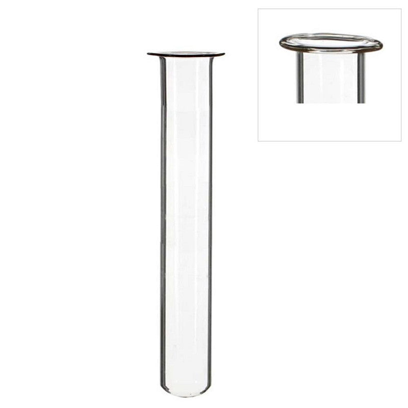 Reagenzgläser mit Ring Ø 2,5 cm, H. 20 cm - 12 Stück