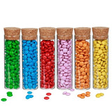 Glasröhre mit Kork 3x6cm - 12 Stk