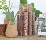 Glasröhre mit Kork 3x20cm - 6 Stk